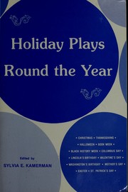 Cover of Holiday plays round the year by Sylvia E. Kamerman