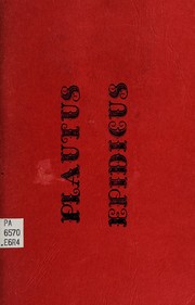 Cover of Epidicus by Titus Maccius Plautus