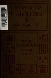 Front cover of El abolengo by Manuel Linares Rivas