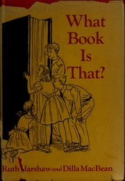 Cover of What book is that? by Ruth Hetzel Harshaw