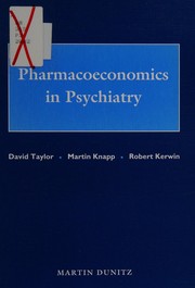 Front cover of Pharmacoeconomics in psychiatry by Martin Knapp