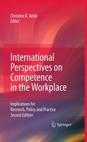 Front cover of International Perspectives on Competence in the Workplace by Christine R. Velde