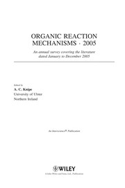 Front cover of Organic reaction mechanisms, 2005 by A. C. Knipe