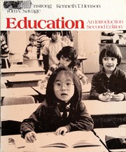 Cover of Education, an introduction by David G. Armstrong