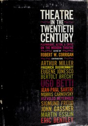 Front cover of Theatre in the twentieth century by Robert Willoughby Corrigan