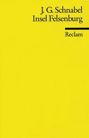 Front cover of Die Insel Felsenburg by Johann Gottfried Schnabel