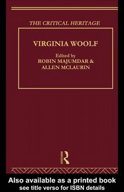 Cover of Virginia Woolf by Robin Majumdar