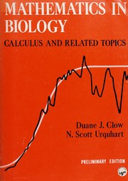Front cover of Mathematics in biology by Duane J. Clow