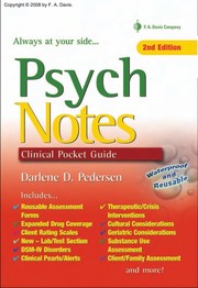 Cover of Psych notes by Darlene D. Pedersen