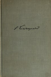 Front cover of Sören Kierkegaard by Johannes Edouard Hohlenberg
