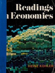 Front cover of Readings in economics by Heinz Kohler