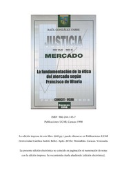 Front cover of Justicia en el mercado by Raúl González Fabre