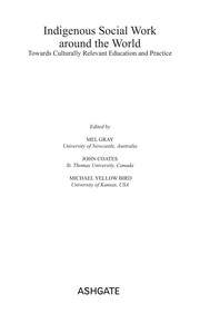 Cover of Indigenous social work around the world by Mel Gray