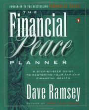 Front cover of The financial peace planner by Dave Ramsey