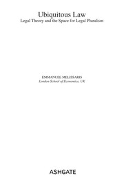 Front cover of Ubiquitous law by Emmanuel Melissaris