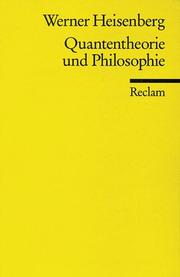 Front cover of Quantentheorie und Philosophie by Werner Heisenberg