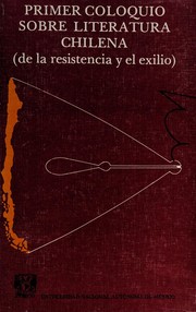 Front cover of Primer coloquio sobre literatura chilena by Modesto Seara Vázquez