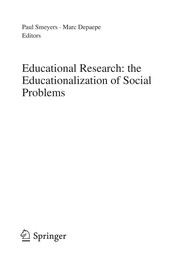 Cover of Educational research by Paul Smeyers
