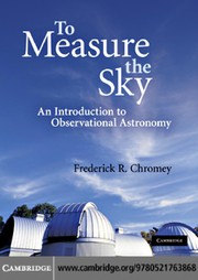Front cover of To measure the sky by Frederick R. Chromey