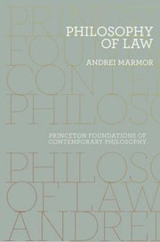 Front cover of Philosophy of law by Andrei Marmor