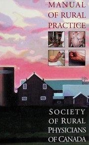 Front cover of Manual of rural practice by P. Hutten-Czapski