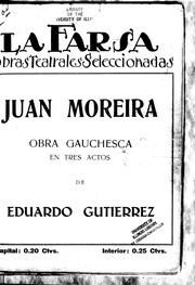 Front cover of Juan Moreira by Eduardo Gutiérrez