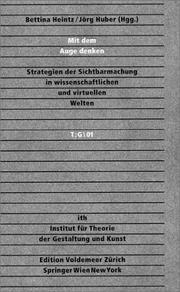 Front cover of Mit dem Auge denken by Bettina Heintz