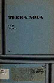 Cover of Terra nova by Ted Tally