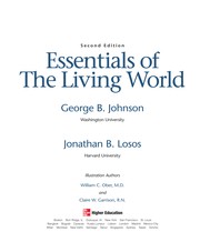 Front cover of Essentials of the Living World by George B Johnson