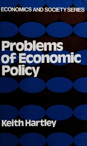 Front cover of Problems of economic policy by Keith Hartley