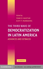 Front cover of The third wave of democratization in Latin America by Frances Hagopian
