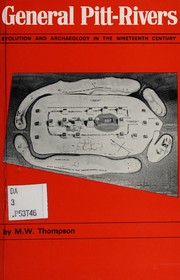 Cover of General Pitt-Rivers by M. W. Thompson