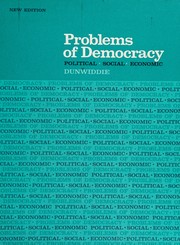 Cover of Problems of democracy by William E. Dunwiddie