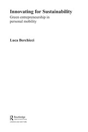 Cover of Innovating for sustainability by Luca Berchicciá