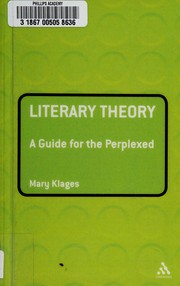 Front cover of LITERARY THEORY: A GUIDE FOR THE PERPLEXED by MARY KLAGES