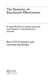 Cover of The dynamics of educational effectiveness by Bert P. M. Creemers