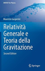 Cover of Relatività Generale e Teoria della Gravitazione by Maurizio Gasperini