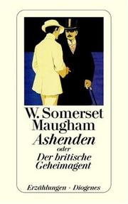 Cover of Ashenden by William Somerset Maugham