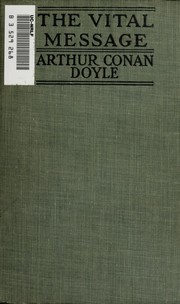 Cover of The Vital Message by Arthur Conan Doyle