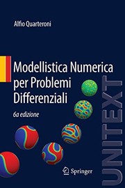 Cover of Modellistica Numerica per Problemi Differenziali by Alfio Quarteroni