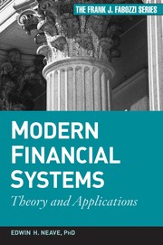 Cover of Modern financial systems by Edwin H. Neave