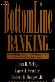 Cover of Bottomline banking by John B. McCoy