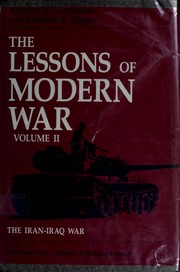 Cover of Lessons of Modern War by Anthony H. Cordesman