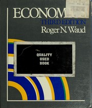 Cover of Economics by Roger N. Waud