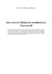 Cover of Advances in medicine and biology by Leon V. Berhardt