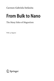 Front cover of From bulk to nano by Carmen-Gabriela Stefanita
