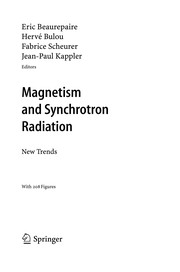 Front cover of Magnetism and synchrotron radiation by E. Beaurepaire