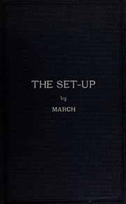 Cover of The set-up by Joseph Moncure March