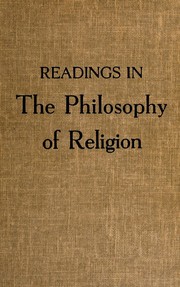Front cover of Readings in the philosophy of religion by John A. Mourant