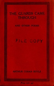 Front cover of The Guards Came Through and other Poems by Arthur Conan Doyle